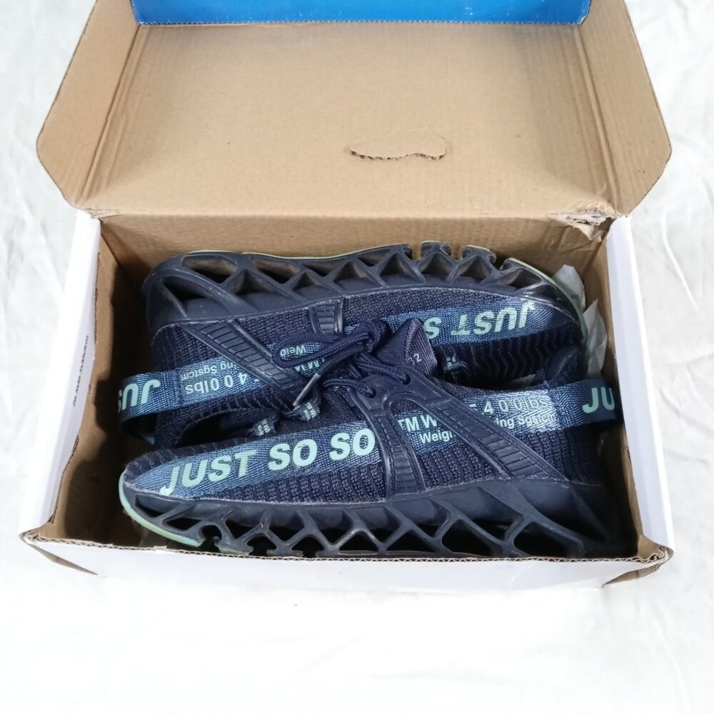 New Just So So Youth Kids Dark Blue Athletic Sneakers Running Shoes